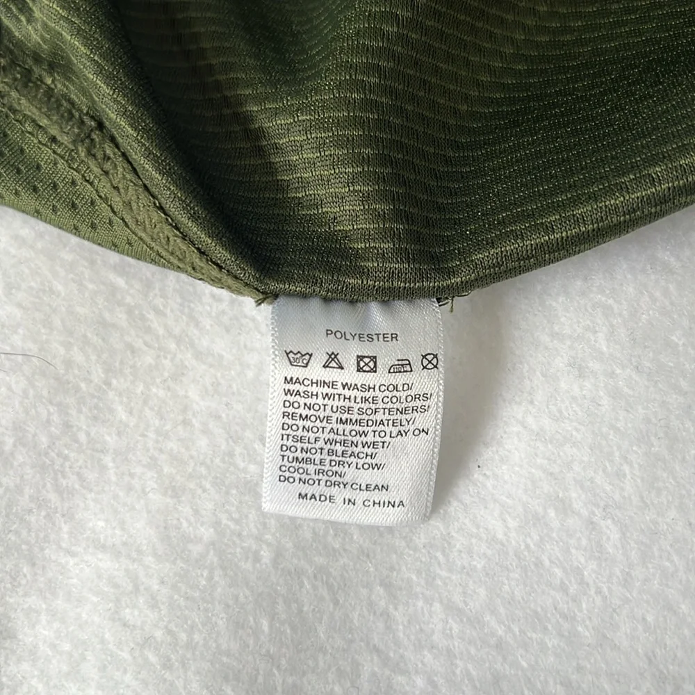 Olive Green Lightweight Performance Men's Shirt - 2XL - Picture 6 of 6